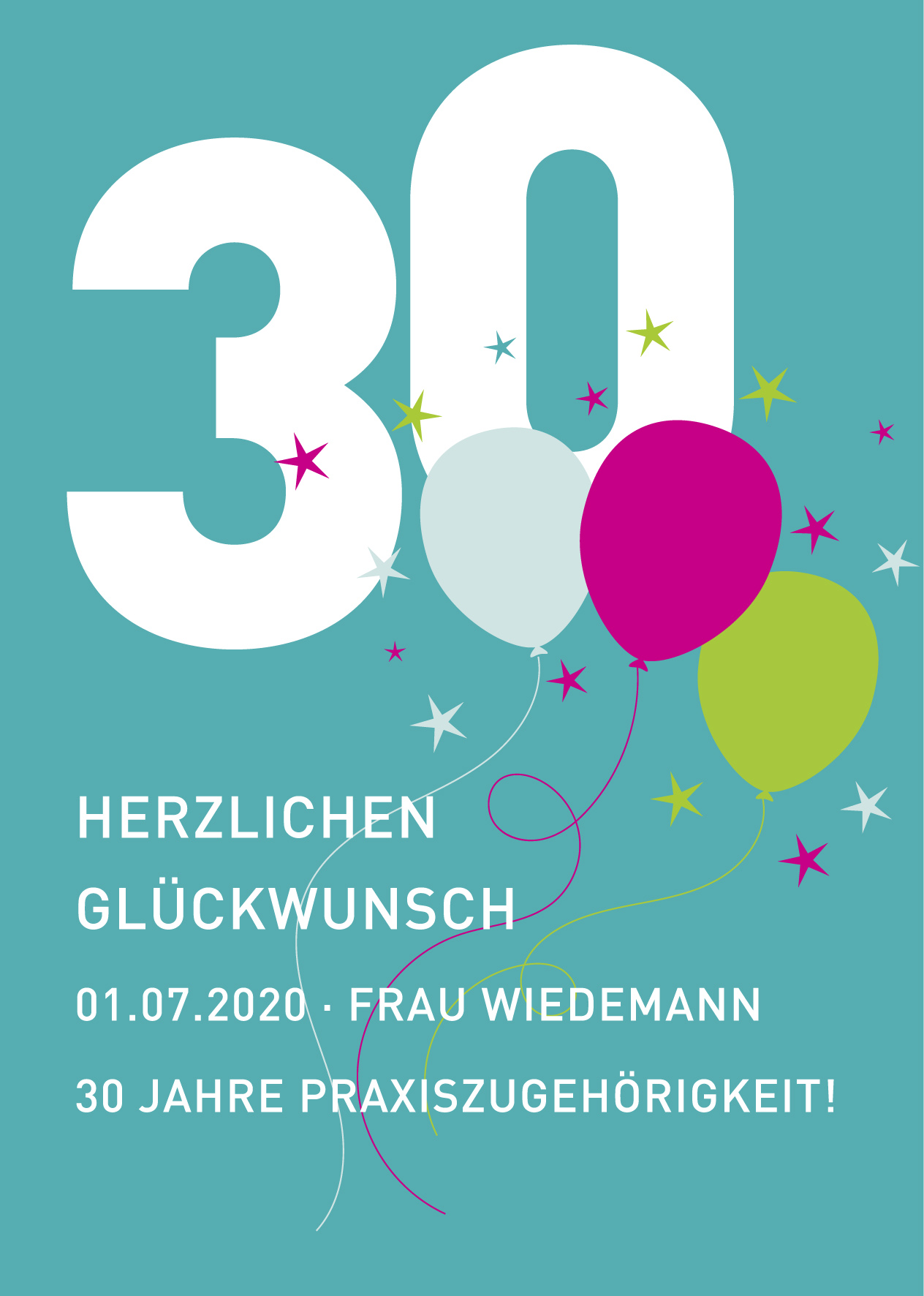 Herzlichen Glückwunsch! Zahnärzte am Hammer Park