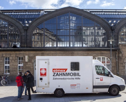 Ehrenamtlich mobile Praxis der Caritas.